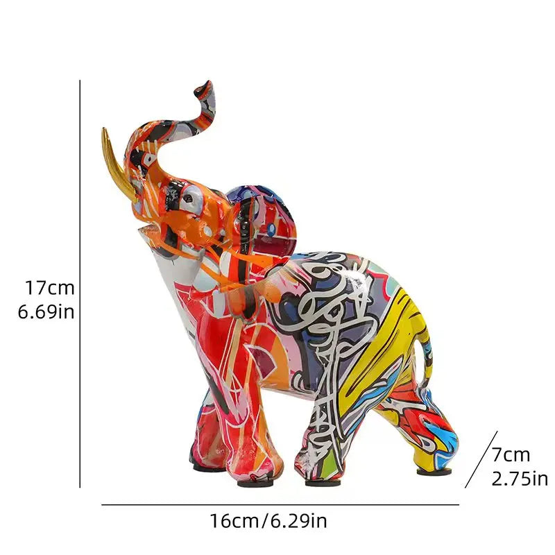 HueCast – Colourful Resin Elephant Sculpture for the Home