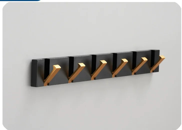 SleekMount – Folding Aluminium Robe & Towel Hooks