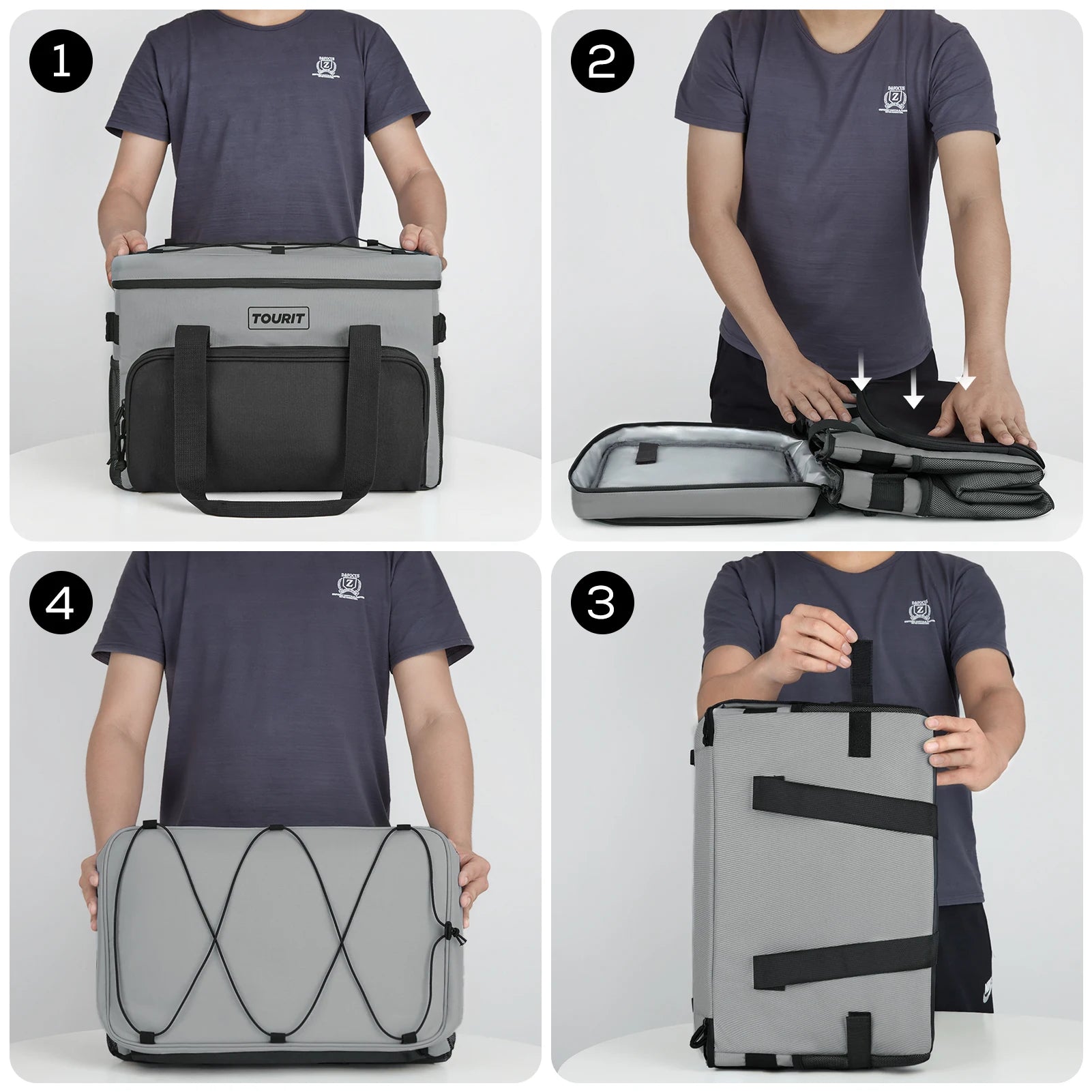 Foldable Cooler Bag – Leakproof Insulated Cool Bag for Drinks & Picnics, 14–32L