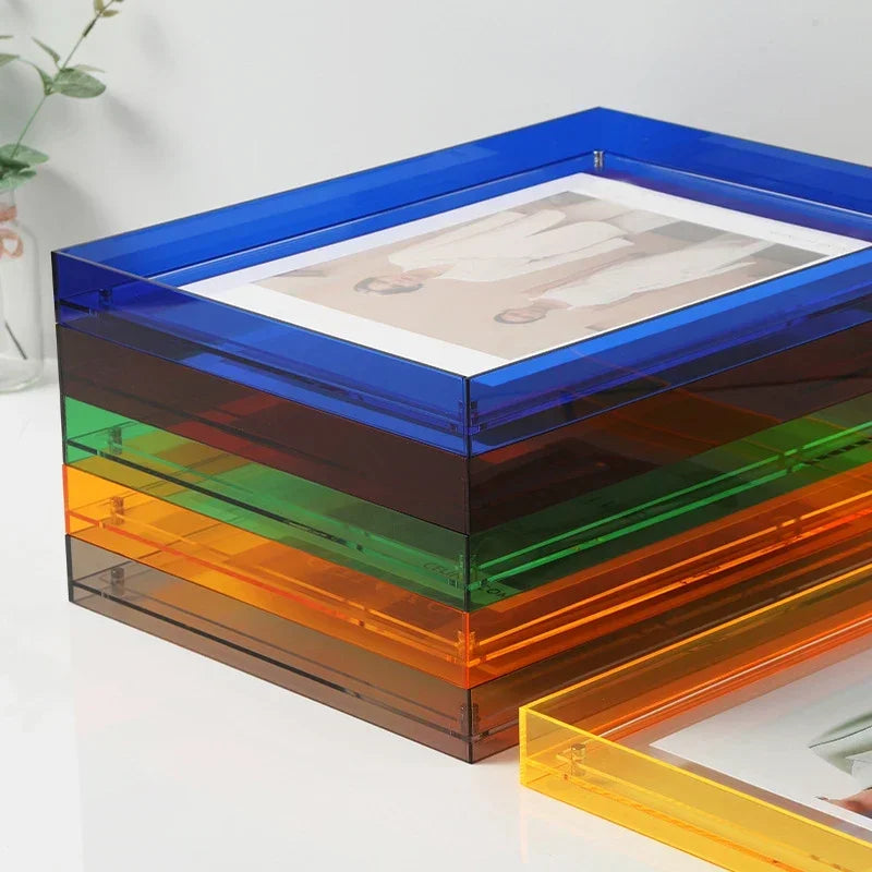 AcryView – Clear Acrylic Freestanding Photo Frame