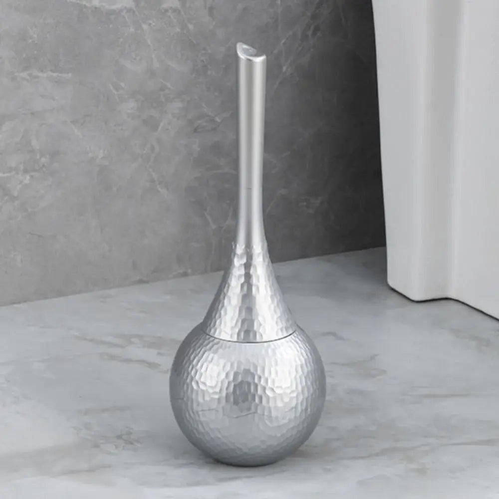 GleamSweep – Long-Handle Toilet Brush with Freestanding Holder