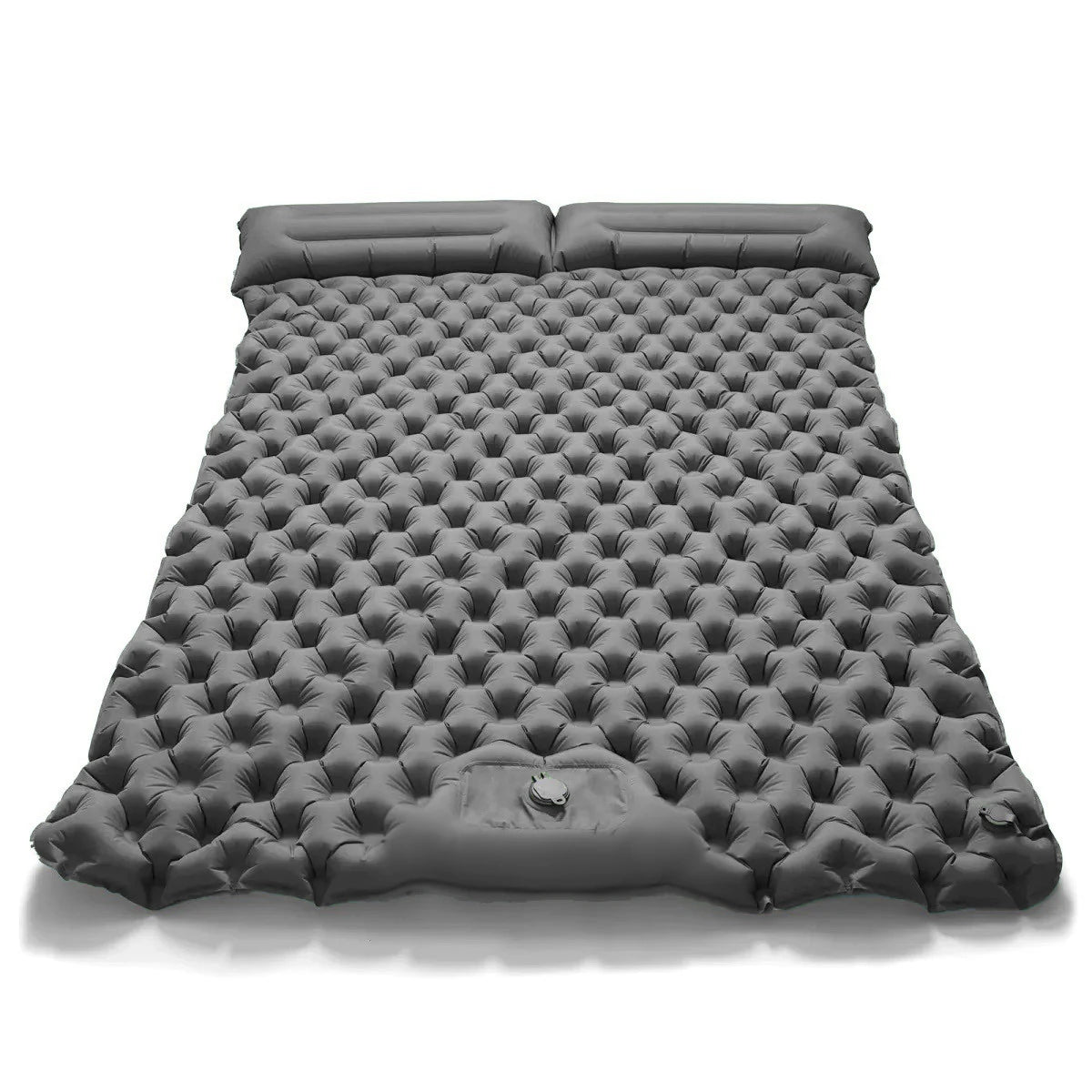 Self-Inflating Double Camping Mattress – Built-In Pump, TPU Nylon Sleeping Pad