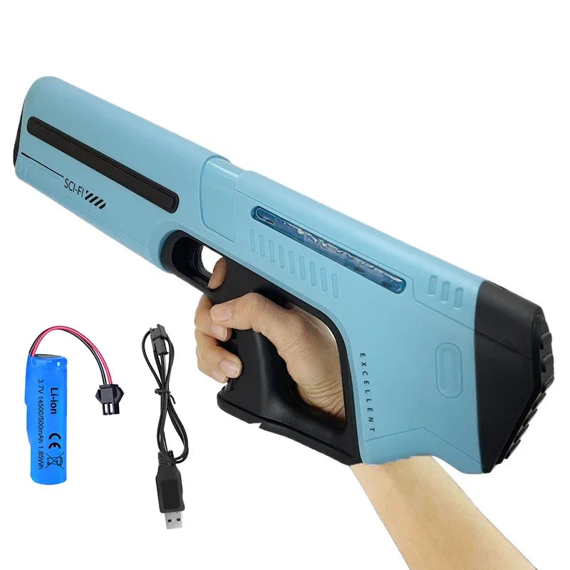 Automatic Electric Water Gun – Powerful Squirt Blaster with Suction Refill