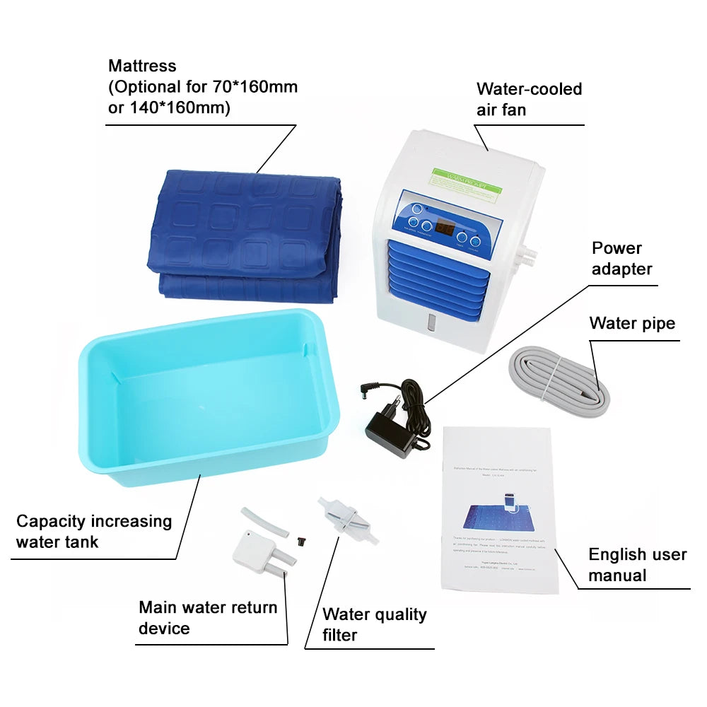 Water-Cooled Cooling Mattress Pad – Circulating Water System for Cool Summer Sleep