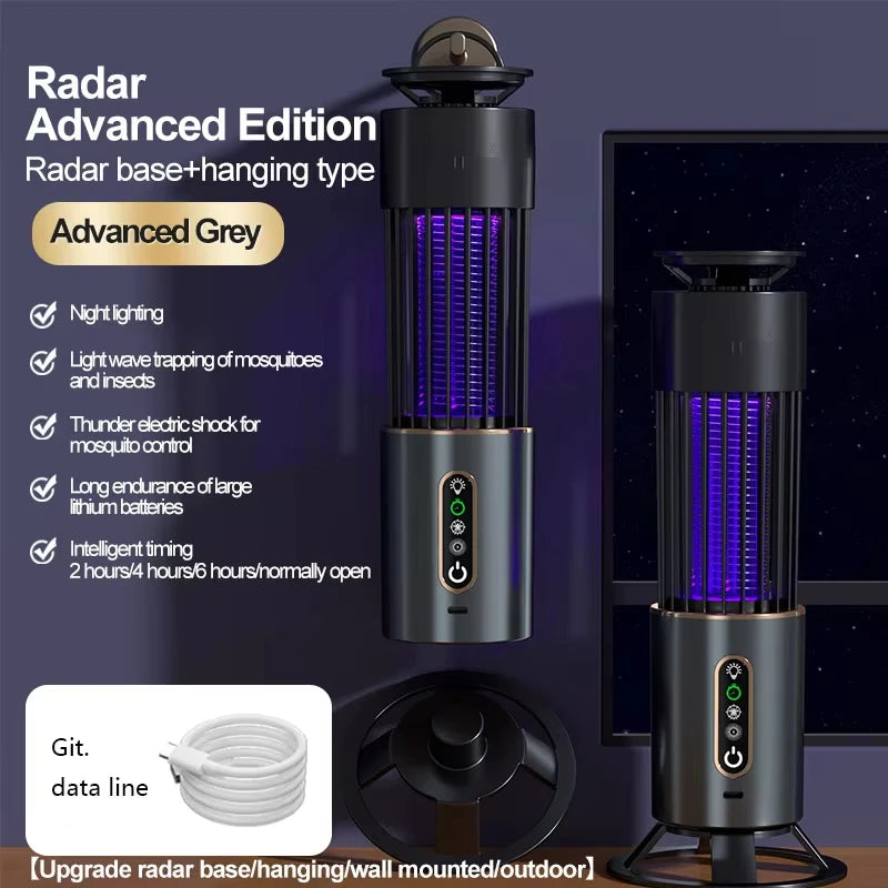 Mosquito Killer Camping Lantern – Insect Trap & Light, USB Rechargeable or Plug-In