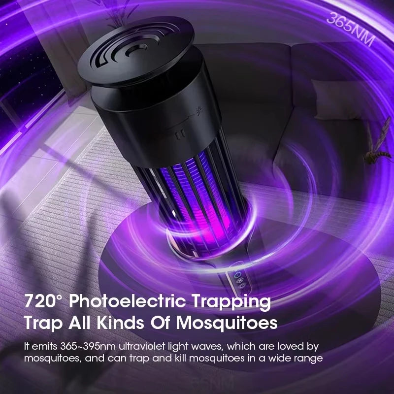 Mosquito Killer Camping Lantern – Insect Trap & Light, USB Rechargeable or Plug-In