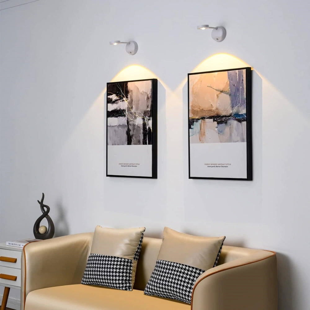 Versatile Motion Spotlight | Dimmable LED with 360° Rotation | Wireless Design for Custom Illumination 0