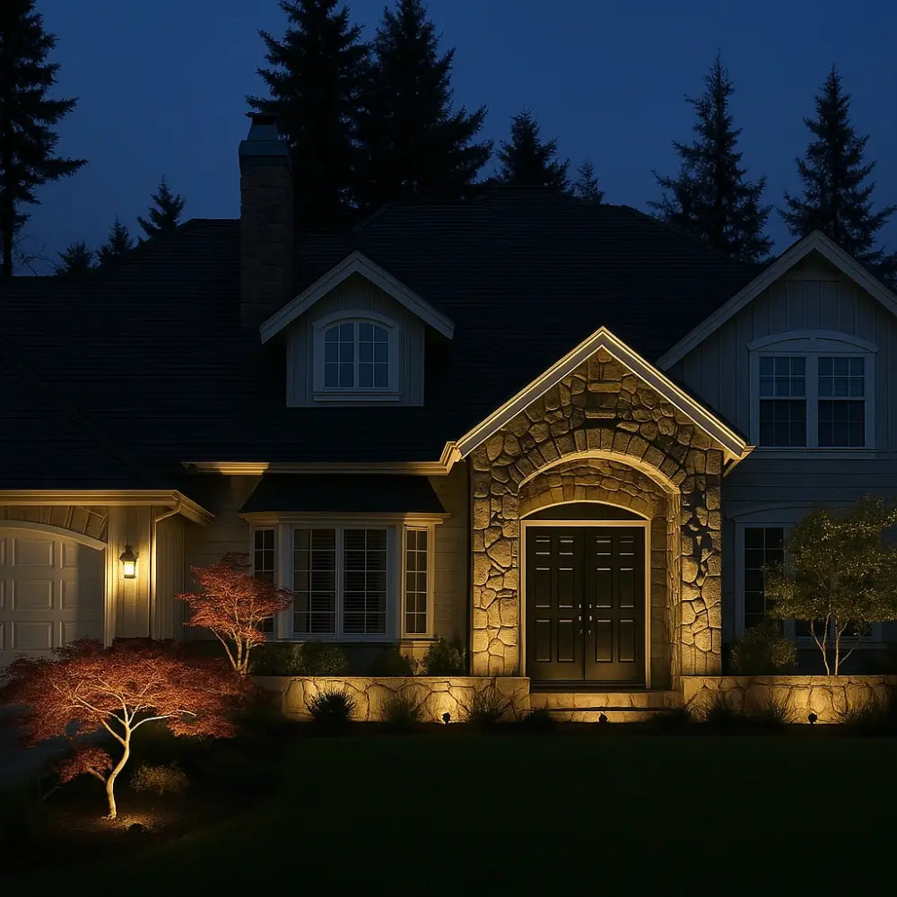 Vibrant Solar Powered Garden Spotlight with 9 Colors & Adjustable Angle | Weather Resistant Outdoor Lighting for Ambiance 0