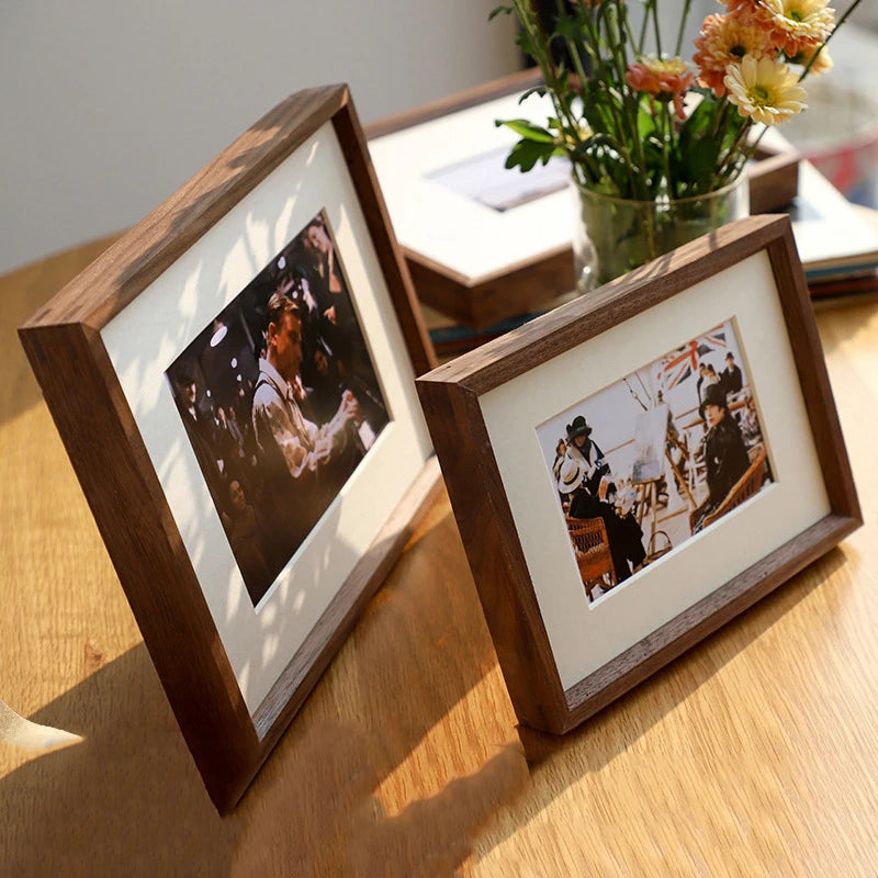 Walnut Wood Picture Frame American Joinery Photo Frame, Solid Wood Desktop Display Frame Durable Display Home Decor | 947bc147-e45d-4932-b0a4-ed52a8dda333,11903dff-6db4-4e7b-ba47-9877ff1b6c5c,de730709-4f1d-4c2c-b6c9-a72ae0935fe6,325d1f52-5684-4d5c-a785-09114b8233d7,c5d7bf60-7f3f-449e-a709-62f8cd2f1a1d