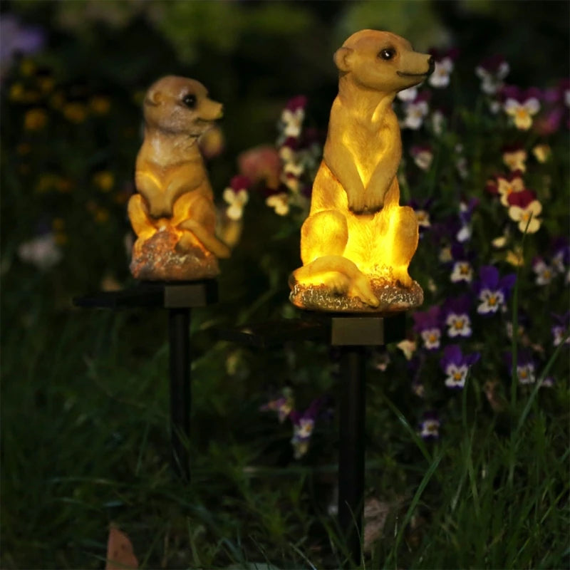 Solar Resin Lights Ground Mounted Fox Mongoose Lamp Decorative Outdoor Garden Courtyard Lights Garden Roadside LED Night Lamp | 57f2521b-2ea2-4a02-bbac-322d54fb7547,b6750c51-1d04-4d4a-84c0-a8d0d10bb45f,0cd4211f-7e08-49e6-8f87-999c9dbeb6bc