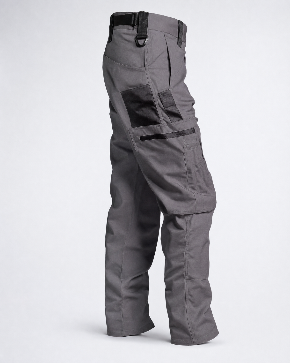Pact men's water-repellent cargo work trousers — Grey # Colour_Grey