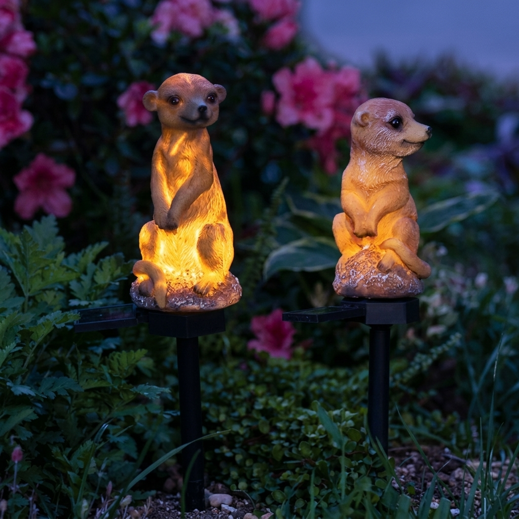 Solar Meerkat Garden Light – Pact lifestyle image
