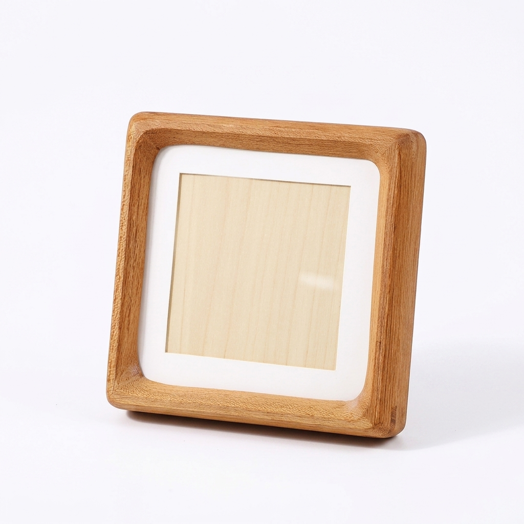 Square Teakwood Photo Frame – Pact studio image