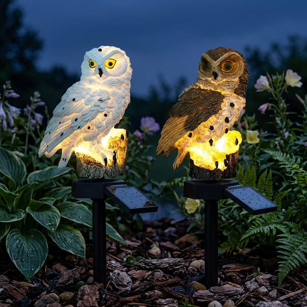 Solar Owl Garden Light – Pact lifestyle image