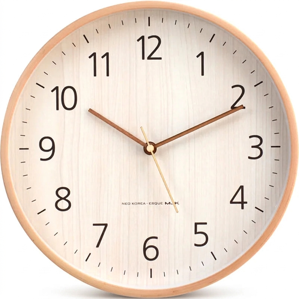 Modern Wooden Wall Clock – Pact studio image