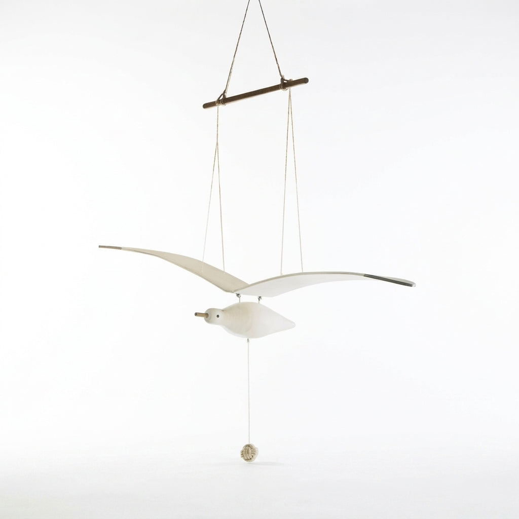 Wooden Gull Ornament – Pact studio image