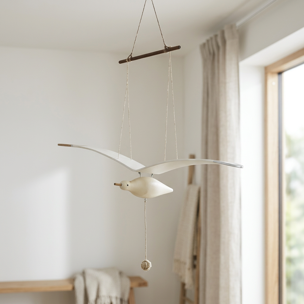 Wooden Gull Ornament – Pact lifestyle image v2