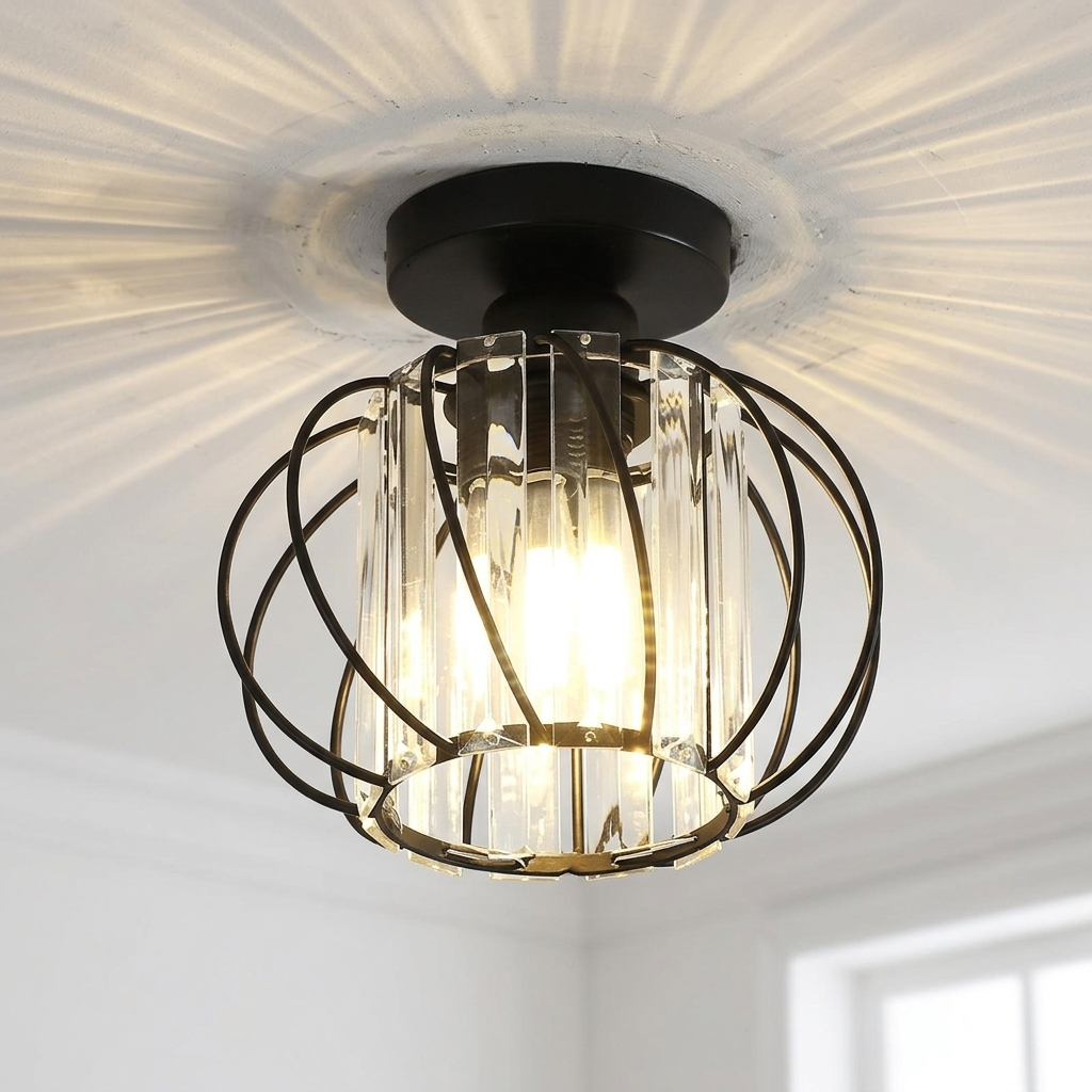Crystal E27 Ceiling Light