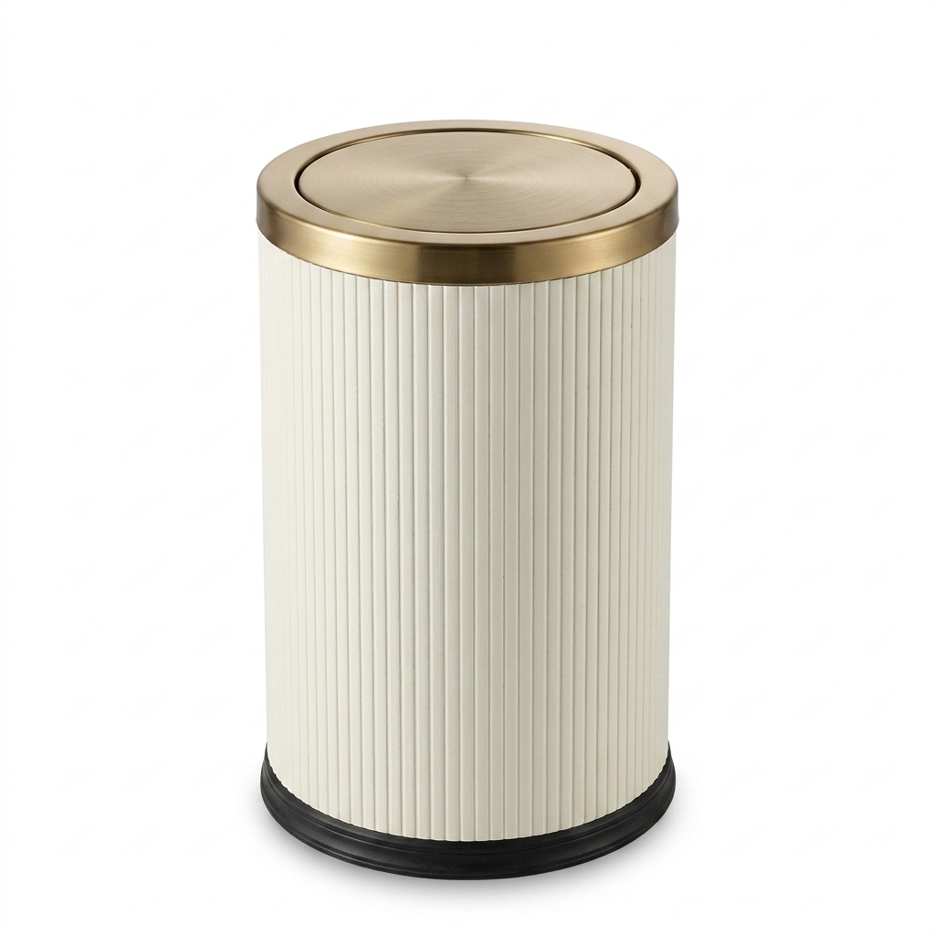 9L Leather-Effect Bin