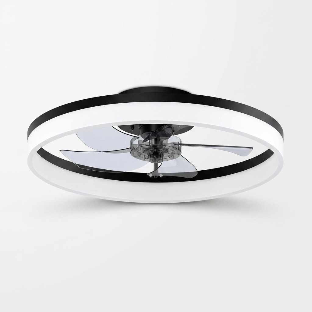 Modern ceiling fan with LED light