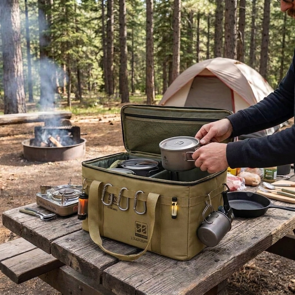 Cooler bag khaki