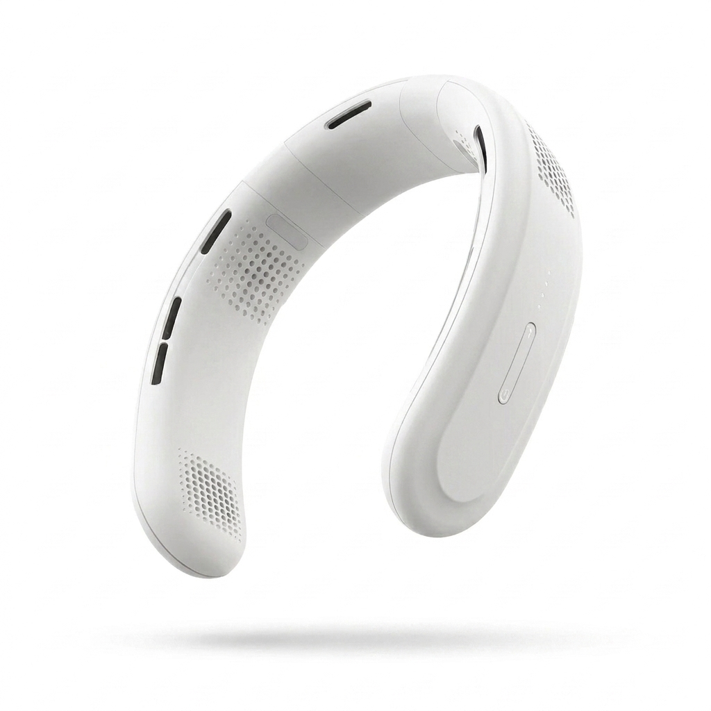 Neck fan white