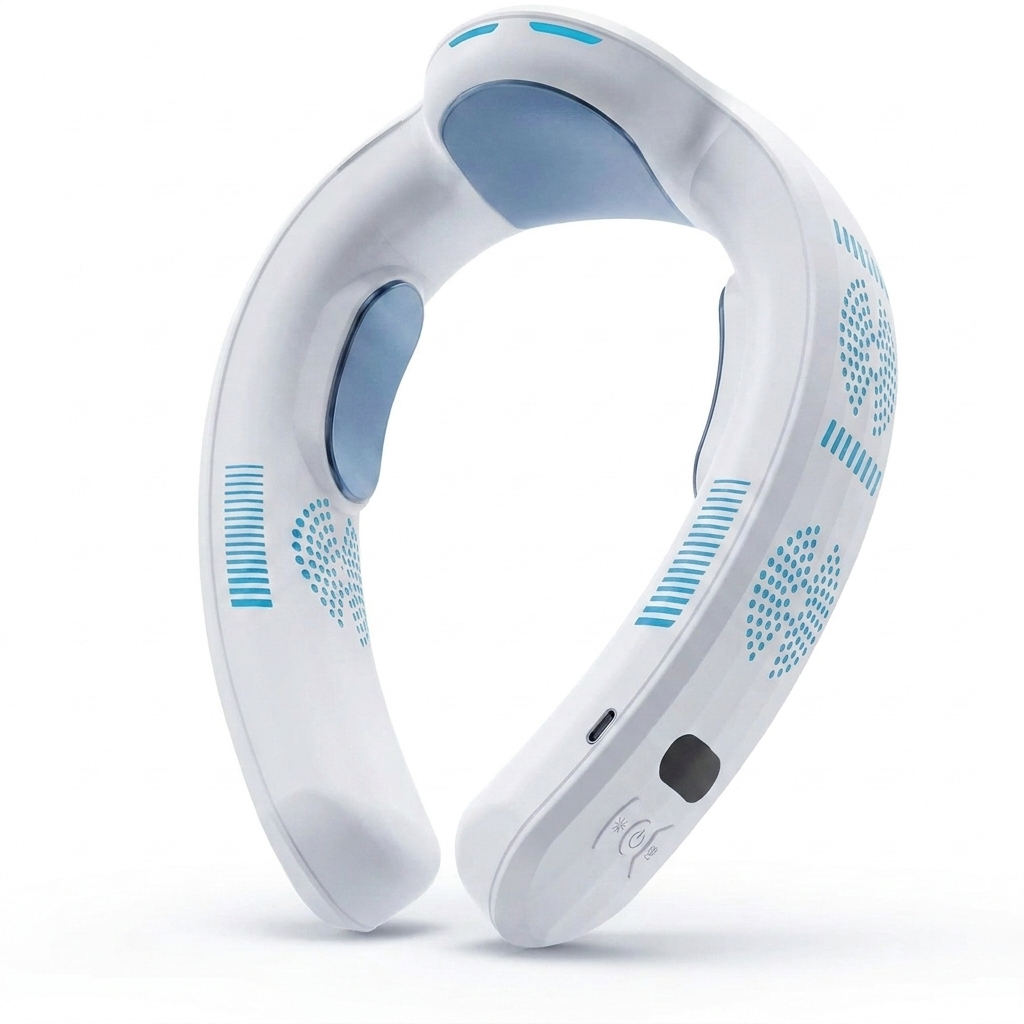 Neck fan white