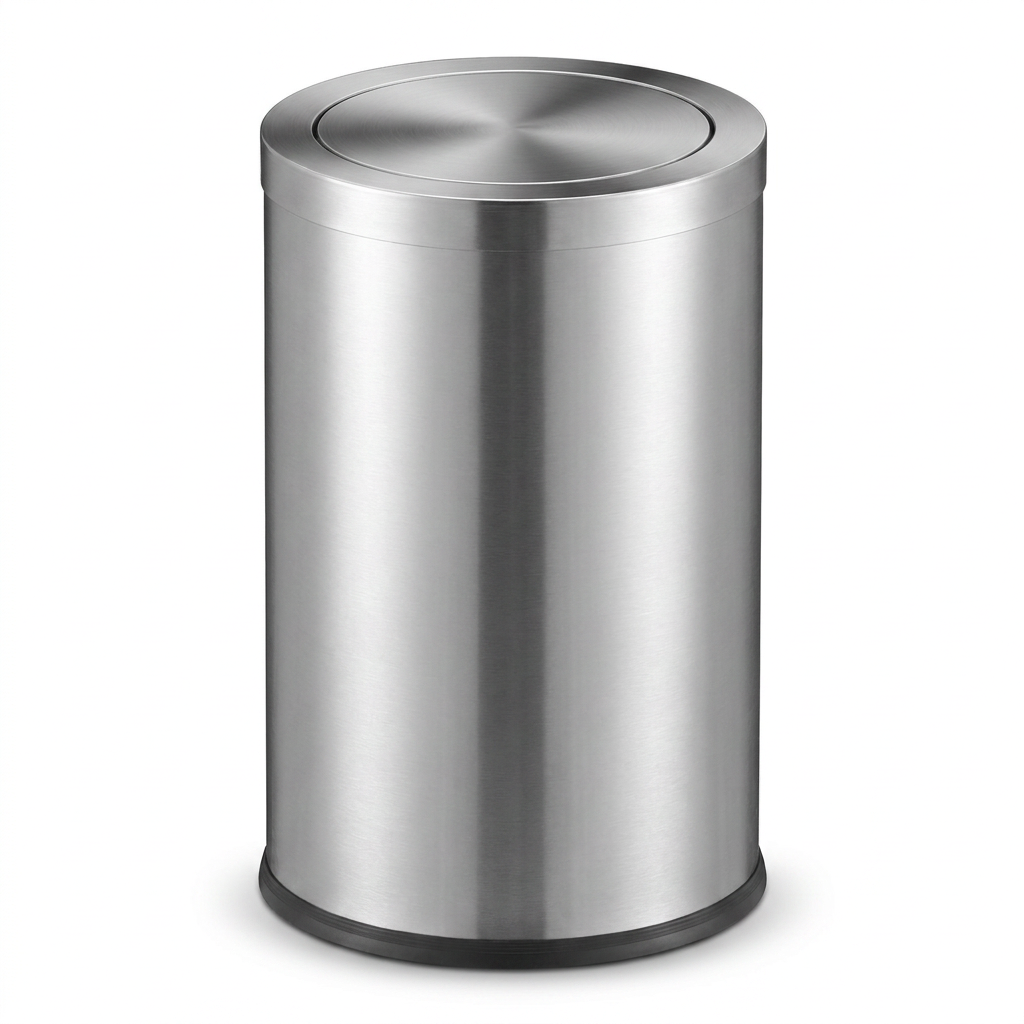 Nordic swing-top bin - Silver 9L with cover | 080c1cb6-c689-4792-9d81-c05d109e1bea,b85a994c-ba47-48ad-960b-8325cabd8650,04cfa9ca-588d-43a7-8fef-03c8e407d4a9,fa9abed9-ce90-4c71-a504-30c219b6eb8f,f221b838-e823-4536-85f0-33a61c62bc2c,eb1d7340-bc17-46a8-9412-5296271f175d,b8b67772-669a-4424-a3d6-a25fb79a9418