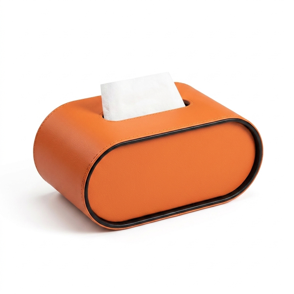 Tissue Box Cover Orange