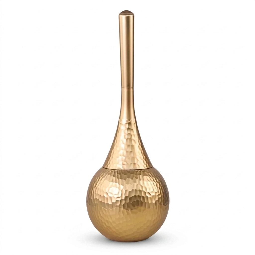 Toilet Brush Set Gold