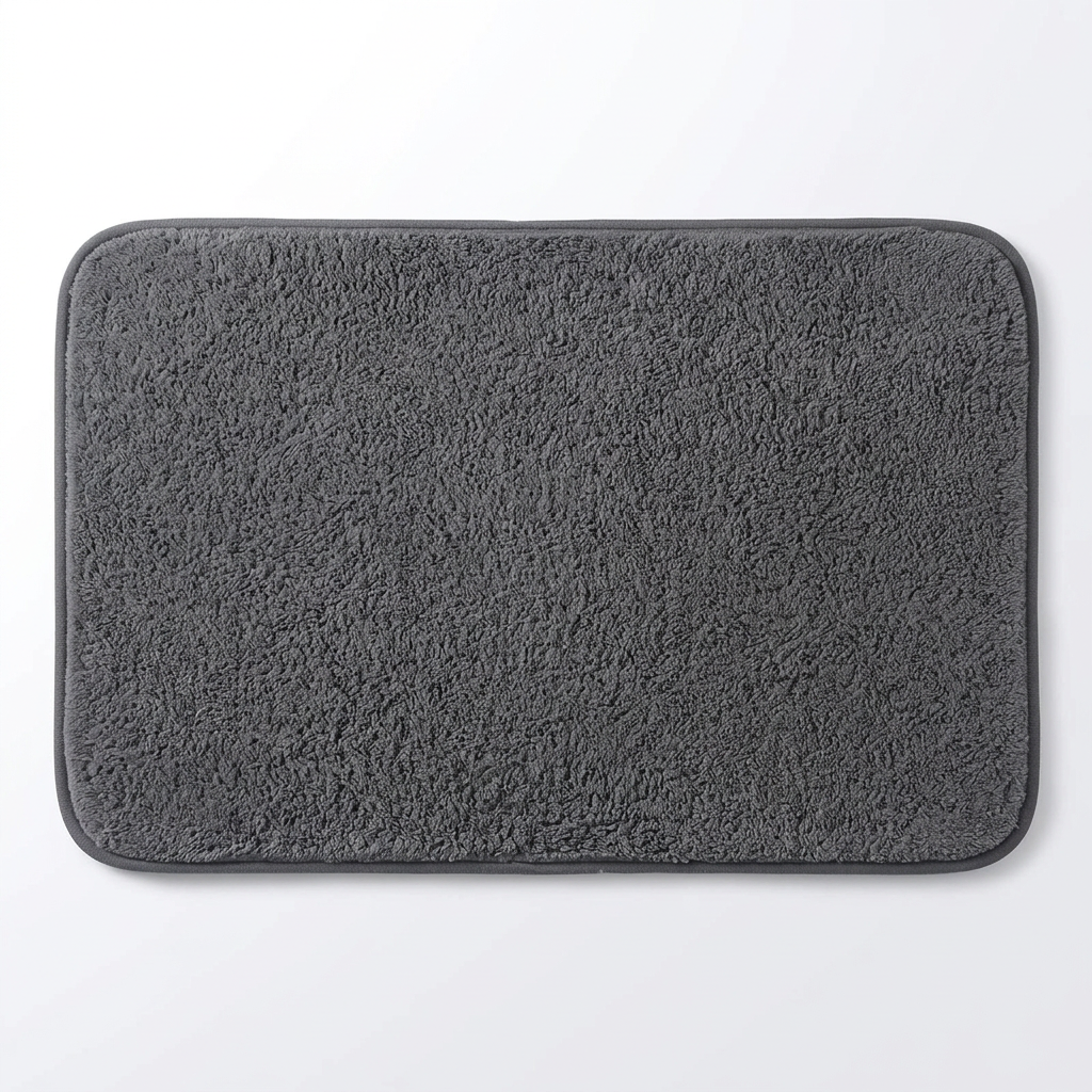 Bathroom Floor Mat Dark Grey