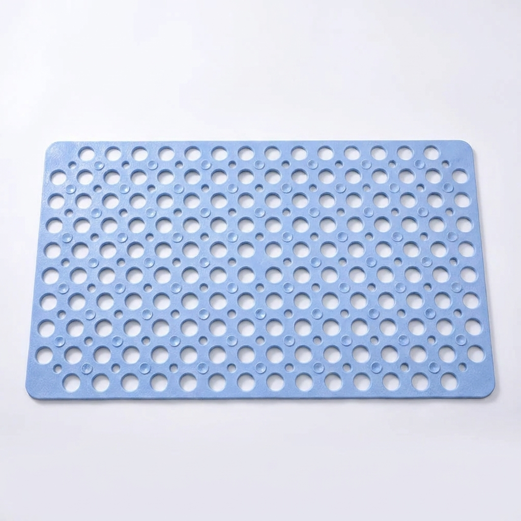 Non-Slip Shower Mat Light Blue