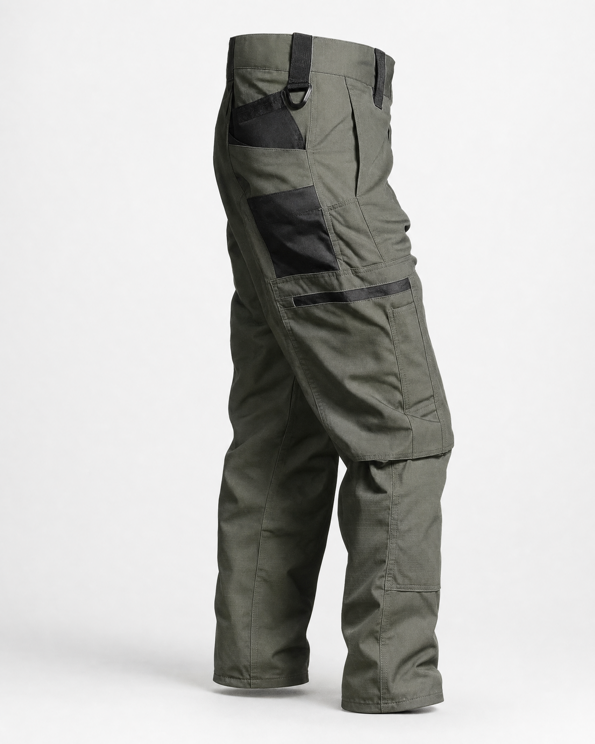 Pact men's water-repellent cargo work trousers — Green # Colour_Green