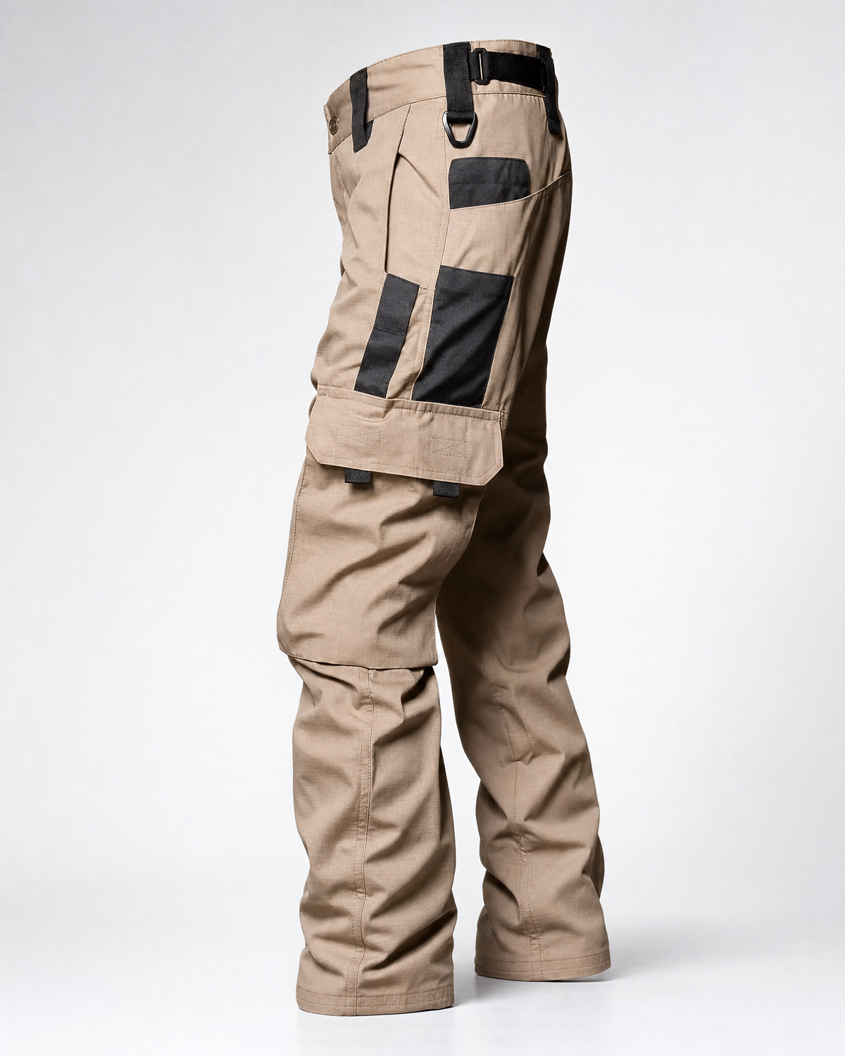 Pact men's water-repellent cargo work trousers — Khaki # Colour_Khaki