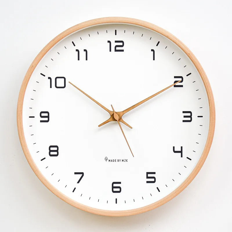 Wood-Frame Wall Clock
