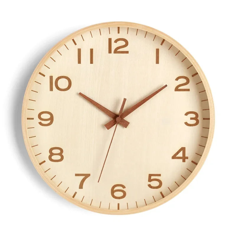 Wall Clock Living Room Home Wall Hanging Solid Wood Modern Simple Clock Medieval Clock Log Bedroom Decoration | Light Wood 1 / 8 Inch,Light Wood 1 / 10 Inch,Light Wood 1 / 12 Inch,Light Wood 2 / 8 Inch,Light Wood 3 / 12 Inch,Dark Wood 1 / 8 Inch,Dark Wood 1 / 10 Inch,Dark Wood 1 / 12 Inch,Light Wood 2 / 10 Inch,Light Wood 2 / 12 Inch,Light Wood 3 / 8 Inch,Light Wood 3 / 10 Inch,Dark Wood 3 / 10 Inch,Dark Wood 3 / 12 Inch,Dark Wood 2 / 8 Inch,Dark Wood 2 / 10 Inch,Dark Wood 2 / 12 Inch
