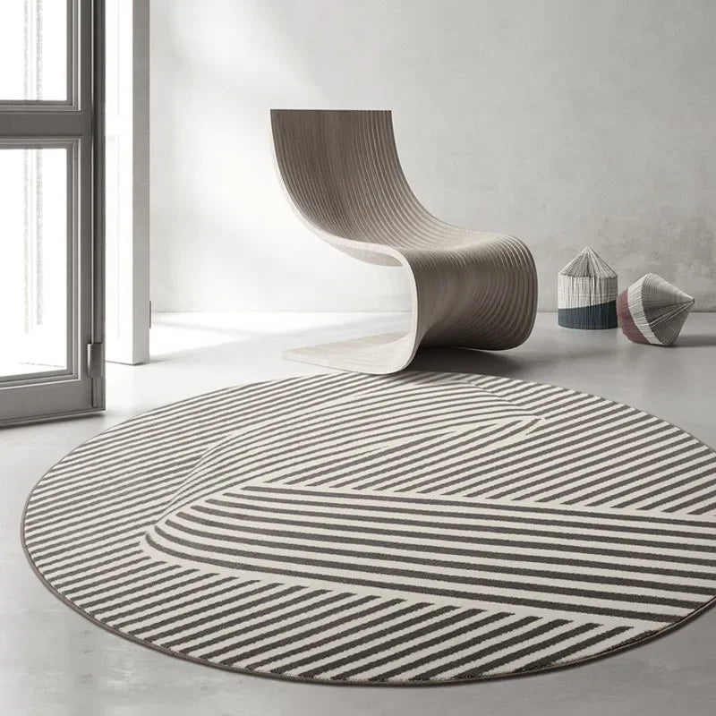 Bedroom Rugs round Minimalist Home Decor Plush Carpet Luxury Nordic Carpets for Living Room Large Area Non-Slip Cloakroom Rug