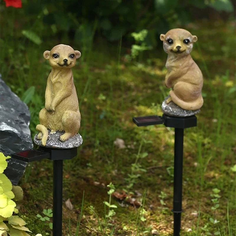 Solar Resin Lights Ground Mounted Fox Mongoose Lamp Decorative Outdoor Garden Courtyard Lights Garden Roadside LED Night Lamp | 57f2521b-2ea2-4a02-bbac-322d54fb7547,b6750c51-1d04-4d4a-84c0-a8d0d10bb45f,0cd4211f-7e08-49e6-8f87-999c9dbeb6bc