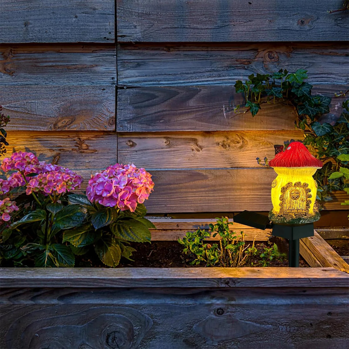 Solar Resin Lights Fairy Tale Mushroom House Outdoor Led Lawn Lamp Waterproof Pathway Yard Garden Night Decorative Lighting | 763d1262-fe2c-4450-ab61-62a51c26987f,7b72335d-422b-4542-8e68-915e31b512bd