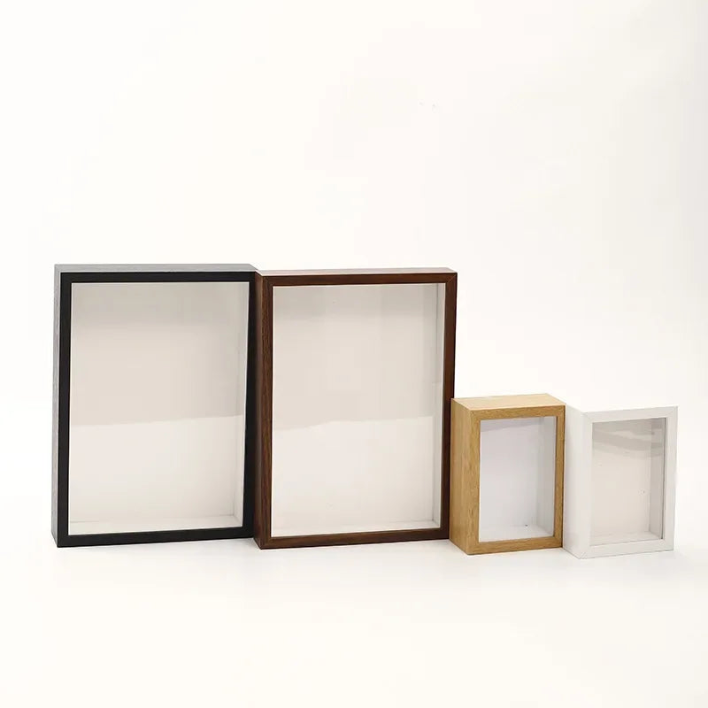 3D Hollow A4 DIY Rose Flower Frame Dry Flower Picture Frame Unique Shadow Box for Home Décor and Crafting Photo Frames