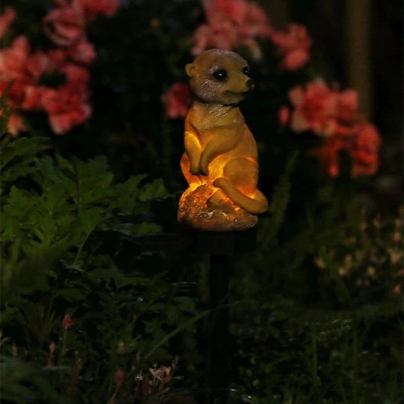 Solar Resin Lights Ground Mounted Fox Mongoose Lamp Decorative Outdoor Garden Courtyard Lights Garden Roadside LED Night Lamp | 57f2521b-2ea2-4a02-bbac-322d54fb7547,b6750c51-1d04-4d4a-84c0-a8d0d10bb45f,0cd4211f-7e08-49e6-8f87-999c9dbeb6bc