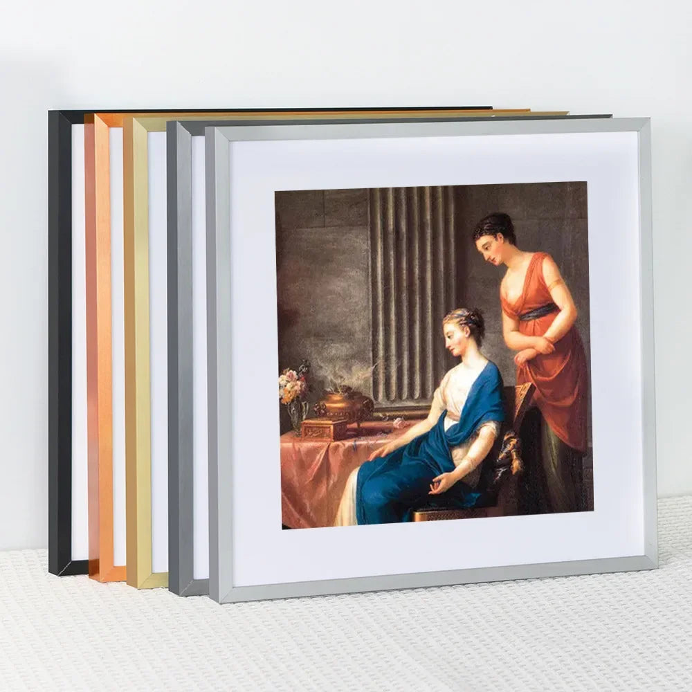 Square Aluminum Photo Frame for Wall Hanging 20X20Cm 30X30Cm Wedding Picture Frame Stand for Pictures Home Desktop Decor Gift | Gold / 7" (18 × 18 cm),Gold / 12" (30 × 30 cm),Gold / 8" (20 × 20 cm),Gold / 10" (25 × 25 cm),Champagne / 7" (18 × 18 cm),Champagne / 12" (30 × 30 cm),Champagne / 8" (20 × 20 cm),Champagne / 10" (25 × 25 cm),Grey / 7" (18 × 18 cm),Grey / 12" (30 × 30 cm),Grey / 8" (20 × 20 cm),Grey / 10" (25 × 25 cm),Black / 7" (18 × 18 cm),Black / 12" (30 × 30 cm)