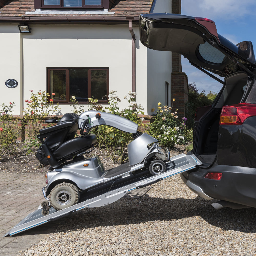 Aerolight-Lifestyle ramp folded in half with carry handles