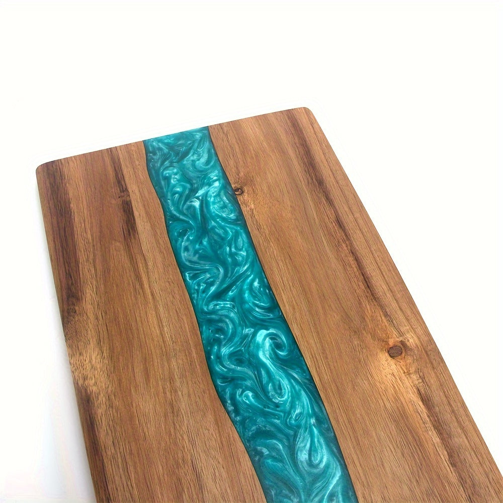 Artisan River | Acacia Wood Cutting Board with Unique Resin Inlay | Stylish Charcuterie Board for Entertaining 5 | da1780333007301600048
