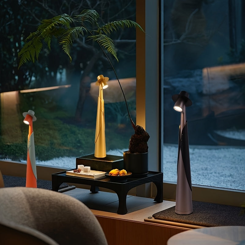 Artistic LED Desk Lamp | Rechargeable Touch Control Table Lamp with Modern Design for Ambient Lighting 3 | uu1780333007292887887,Hs1780333007292326778,lD1780333007292781317,Ni1780333007292227950,CV1780333007292669330