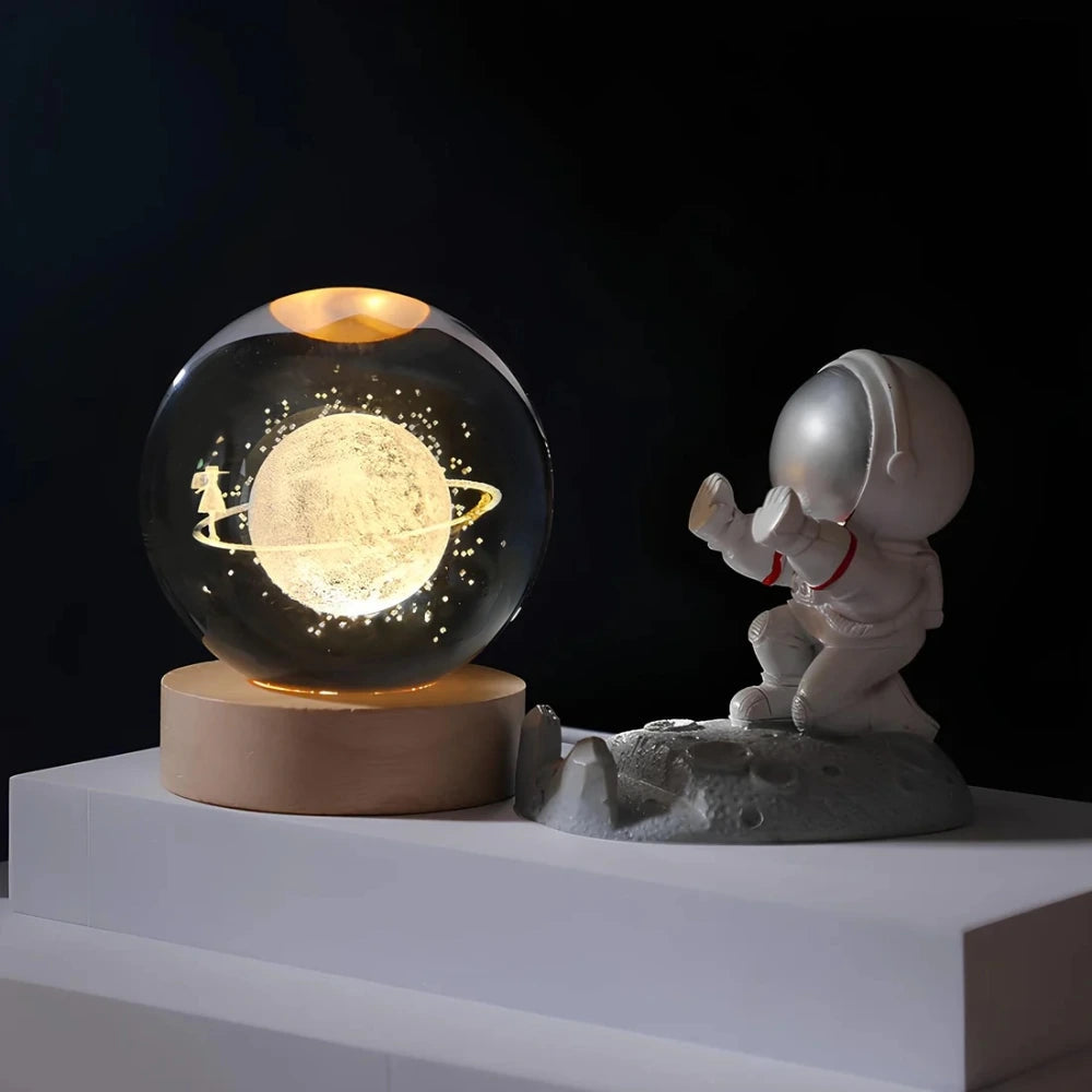 Celestial Charm | LED Night Light Crystal Ball with 3D Engraving | Magical Home Decor for Stargazing Enthusiasts 25
