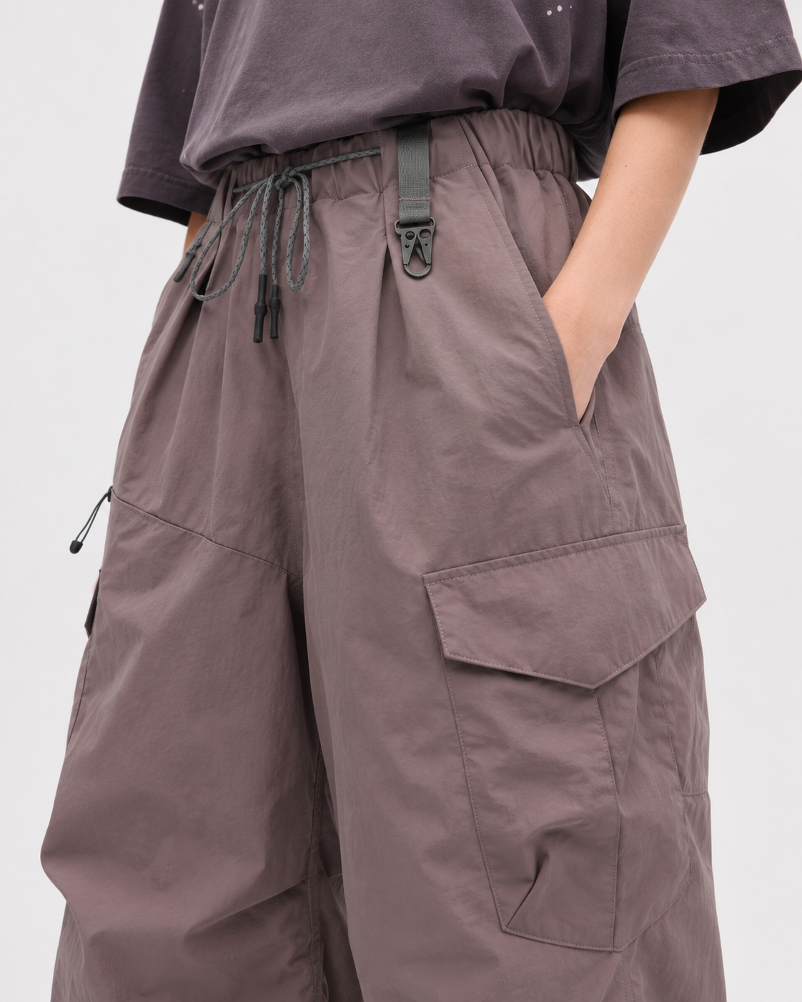 Pact water-repellent cargo trousers — Haze Purple # Colour_Haze Purple