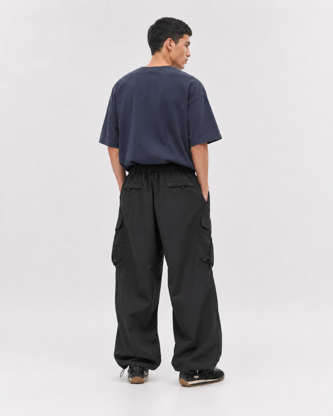 Pact water-repellent cargo trousers — Black # Colour_Black
