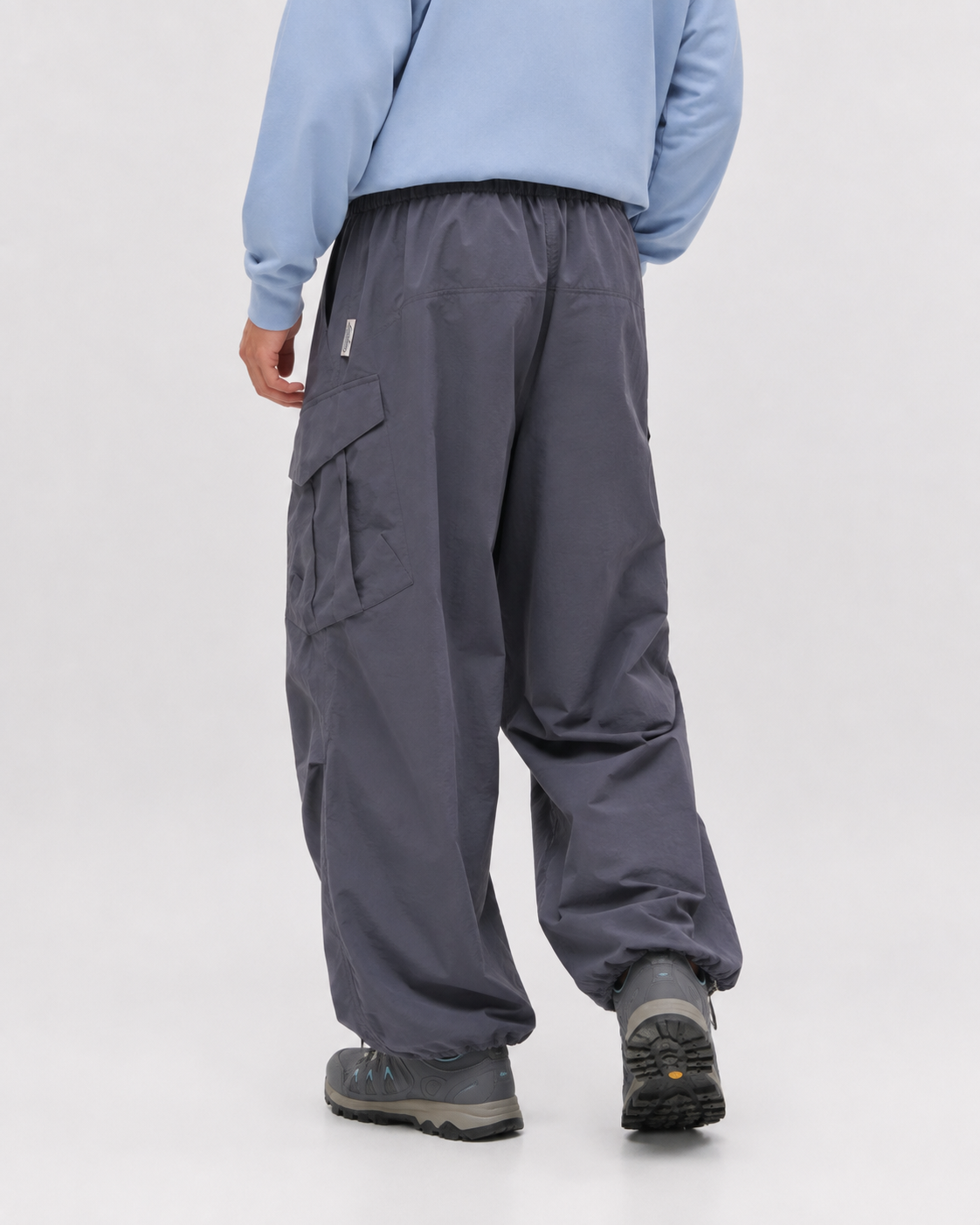 Pact water-repellent cargo trousers — Haze Blue # Colour_Haze Blue