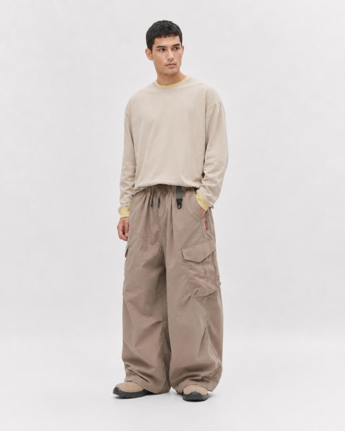 Pact water-repellent cargo trousers — Khaki # Colour_Khaki